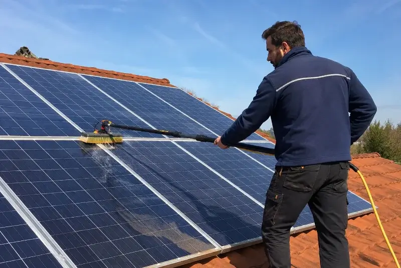 Nettoyage et entretien de panneaux solaires à Habas