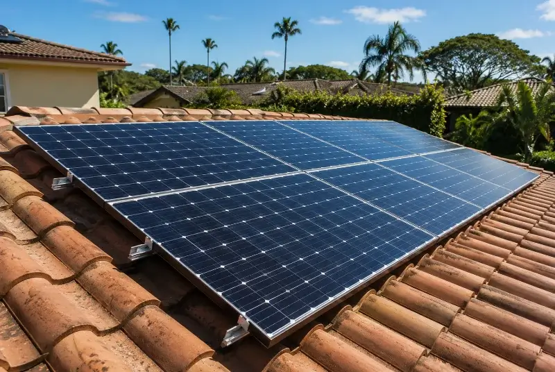 Installation de panneaux solaires à Habas